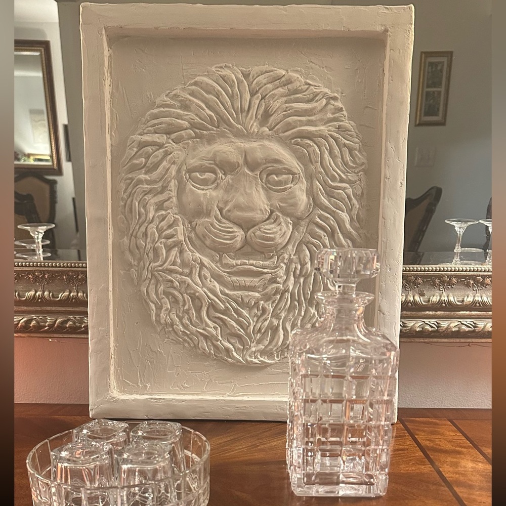 Sculpted Lion Art